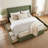 Modern Wingback Upholstered Platform Bed-1529576909-1529576911