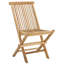 Chaise pliante en teck massif Marcus