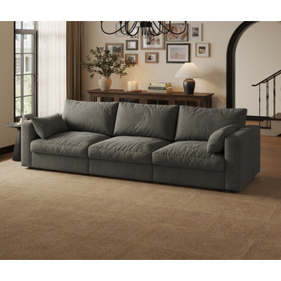 Canapé modulaire de 99 po avec rangement