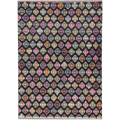 Geometric Hand Knotted 138cm X 199cm Area Rug