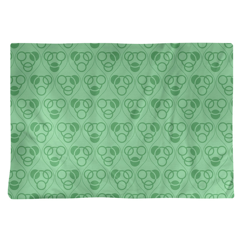 Napperon en coton 18 "Classic, Vert, Coton