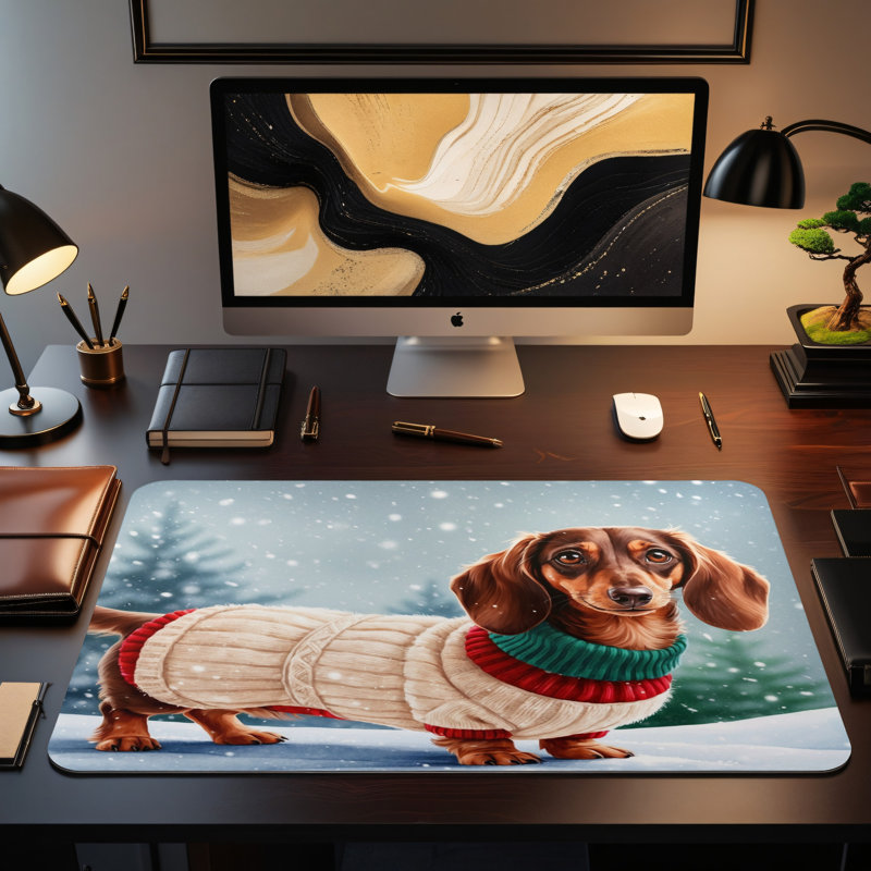 Polyester Desk Pad, 31.5x15.5
