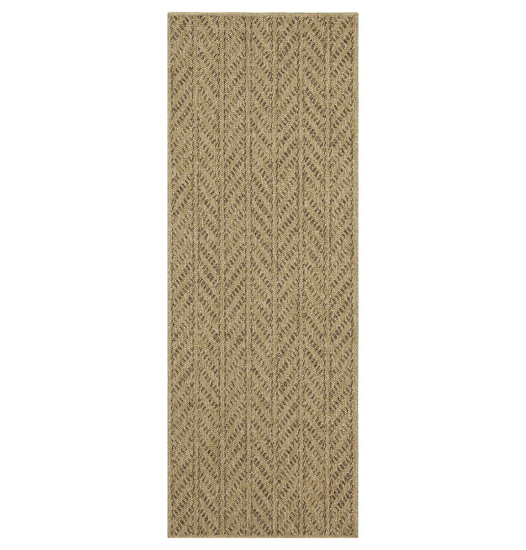 Jute/Mocha Indoor/Outdoor Area Rug, 5 Ft. 3 In. X 7 Ft. 3 In., Rectangle 5'3" x 7'3"