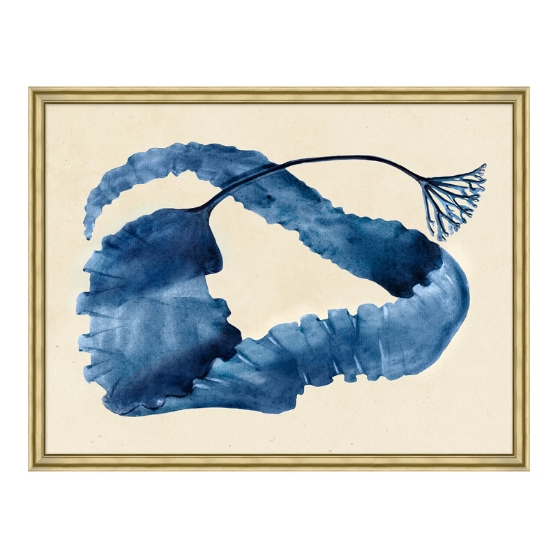 Horizontal Indigo Seagrass 1 Print