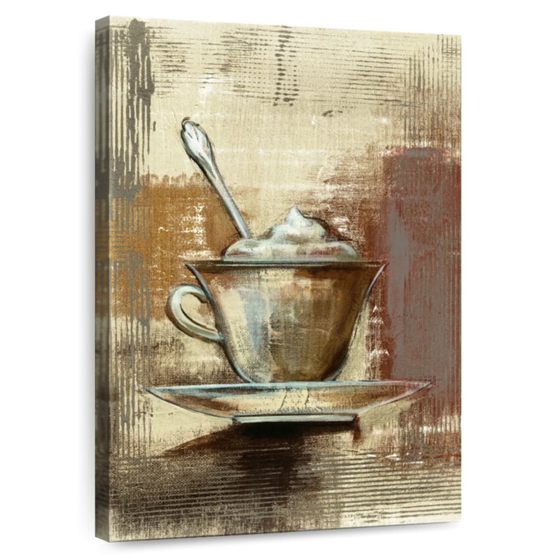 Yarlin Cafe Classico III Neutral, 51" H x 34" W