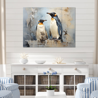 " Penguin Elegance In Snow II "