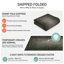 Tapis vert antidérapant et lavable à la machine Vignette Ombre-991401888