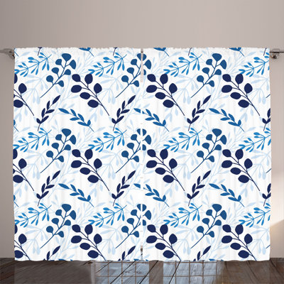 Semi Sheer Curtain Pair