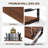 Peyton-Leigh 2 Piece Floating Shelf with Towel Bar-1101504404-1101504425