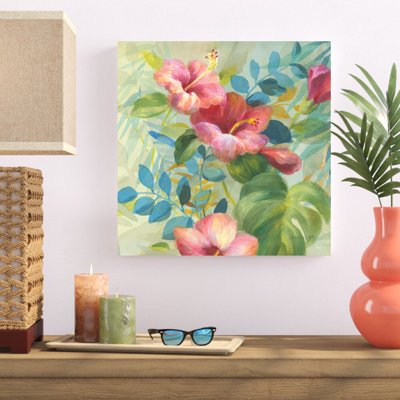 «Hibiscus Garden II» par Danhui Nai, reproduction d'art sur toile tendue