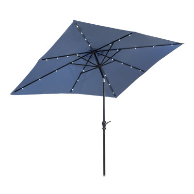 Parasol de marché rectangulaire à DEL 8,75 pi x 6,8 po Devault