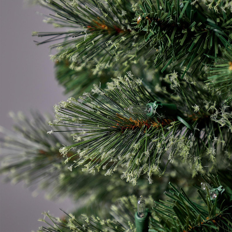 Stanley Pre-Lit Spruce Christmas Tree, 5', Multi
