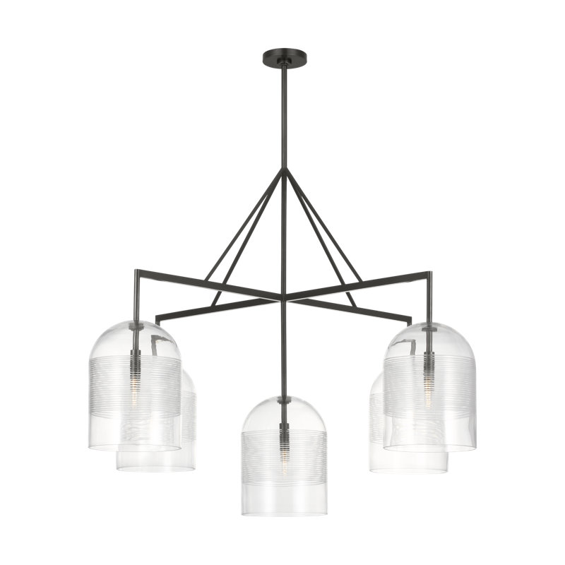 Leano 5 - Light Chandelier, Bronze