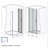 Shower Door  - 1/4"(6Mm) Tempered Glass, Chrome Aluminum Frame Material, Explosion Proof Film-122071513