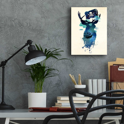 Breakwater Bay «Captain Hook» par Robert Farkas, art mural en verre acrylique
