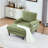 Chenille Fabric Chaise Lounge Recliner Single Sofa Living Room Bedroom Rest Chair-1884570607