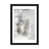 Papier d'art encadré noir sélectionné