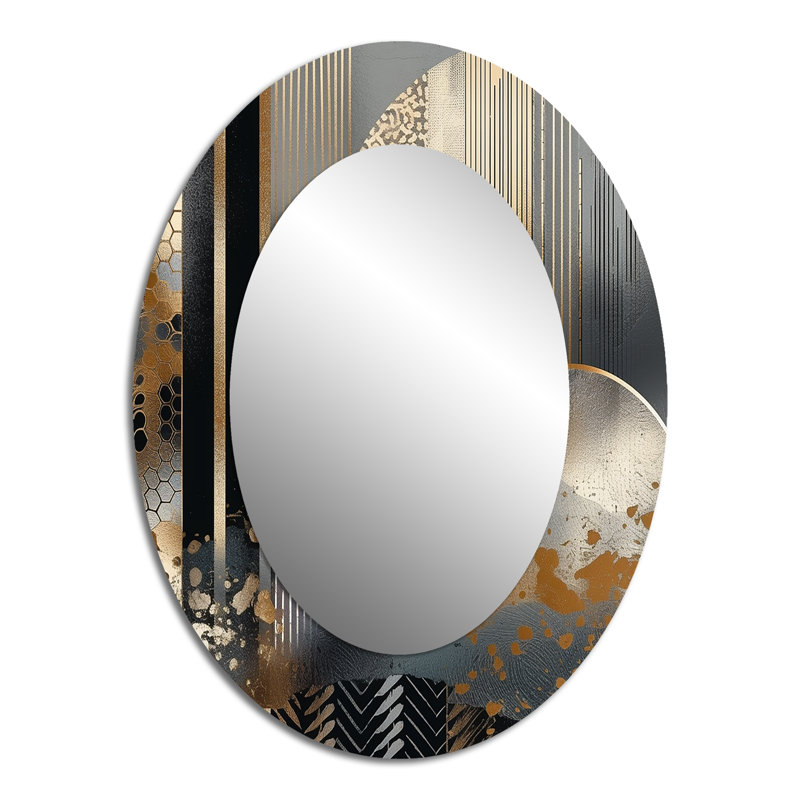 Miroir mural Shapes And Lines, 40 po x 30 po