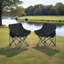2 chaises de camping d'extérieur pliables / portatives, sac de transport-854429892