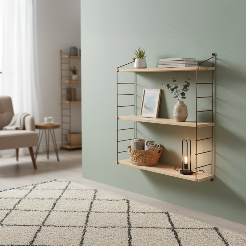 Volena 3 Piece Tiered Shelf, Oak