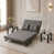 Plateau transparent et pieds noirs