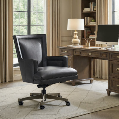 Jacinto Modern Genuine Leather Office Chair