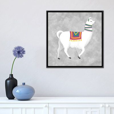« jolie llama i », impression sur toile