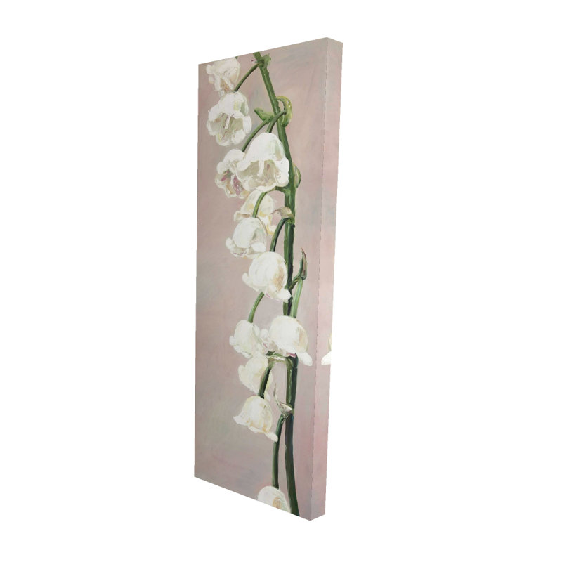 Fleurs de muguet - feuilles roses pour décoration intérieure
