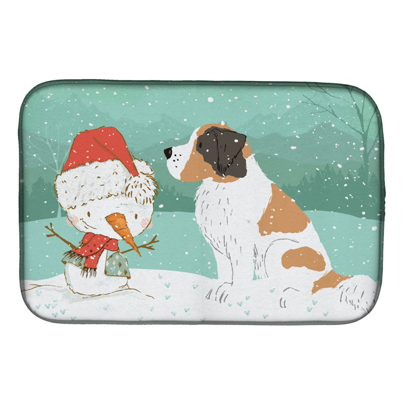 Snowman Christmas, Saint Bernard