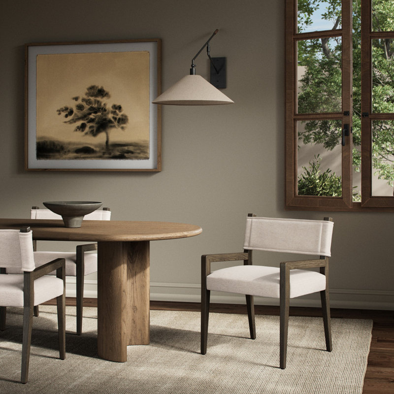 Ferris Dining Armchair, Light Oak, Light Oak