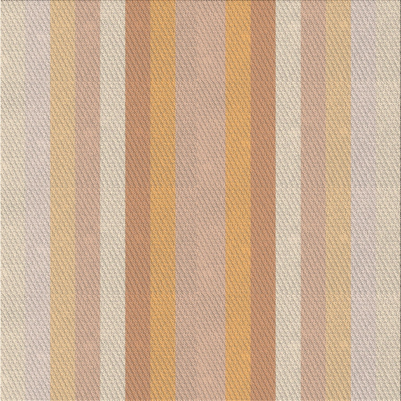 Tapis brun/gris/orange tissé à la machine, Carré 4 pi
