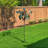 Uchis Solar Tulip and Butterfly Kinetic Windmill Sculpture with LED Light