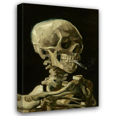 Skull of a Skeleton with Burning Cigarette, c.1885