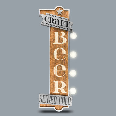 Valmar Craft Beer LED Marquee Sign