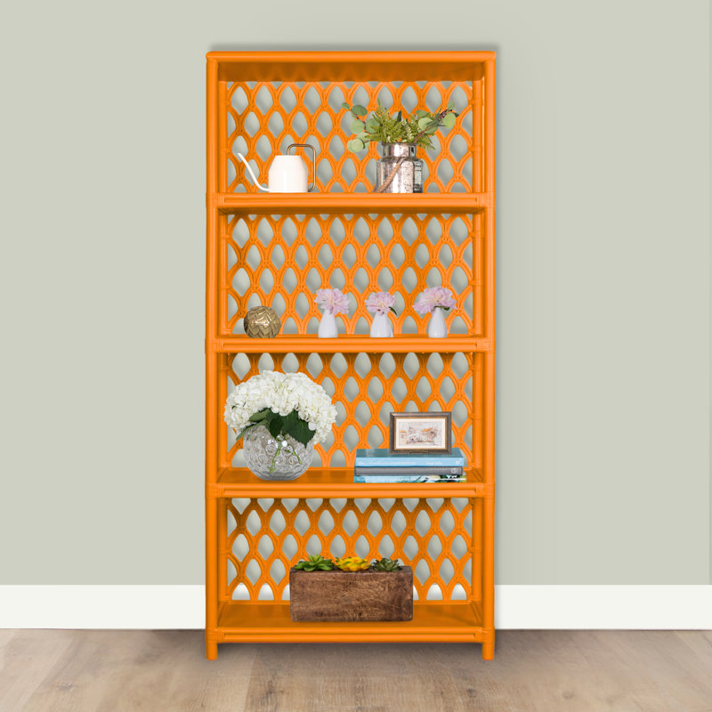 Casablanca Bookcase, Citrus Orange