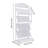 Creasie Floor-Standing Magazine Display Rack