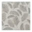 Carreau gravé au laser taupe 6 po x 6 po Leaves