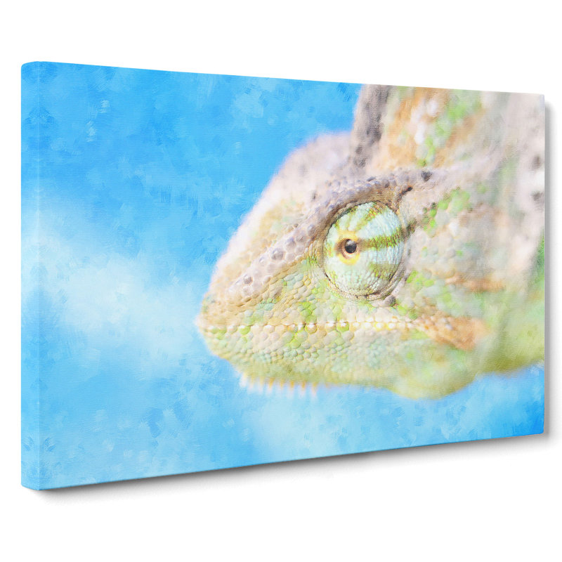 Chameleon Lizard Vol.4 - Wrapped Canvas, 50cm H x 76cm W x 3cm D