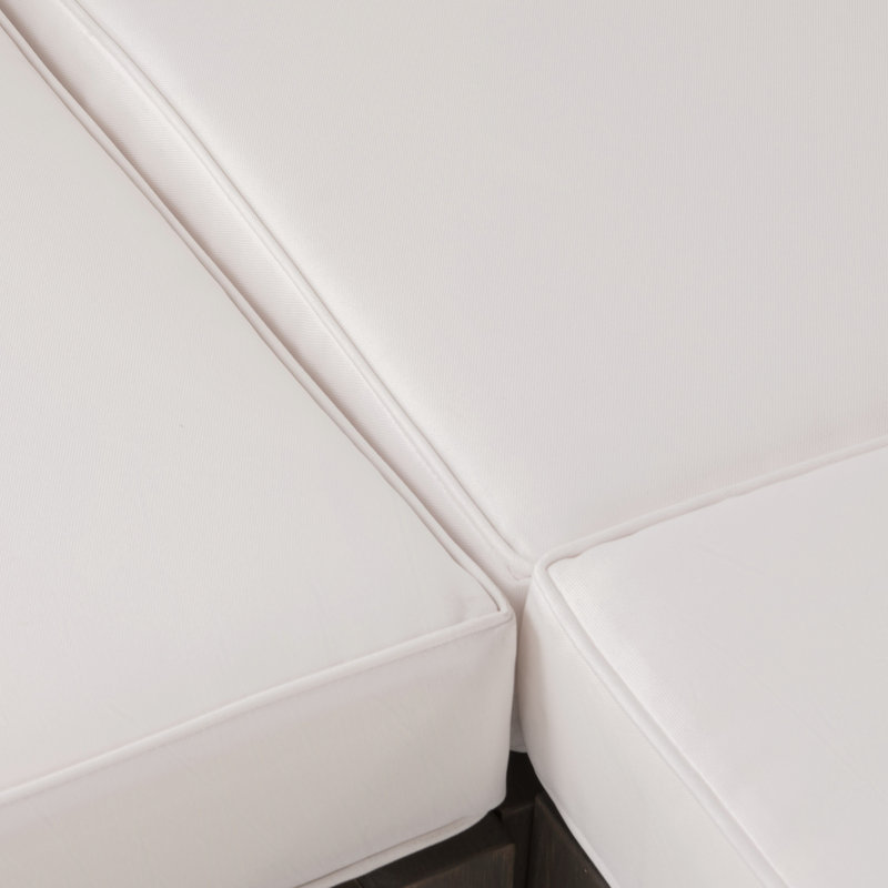 Chaises de patio, Brun, Blanc