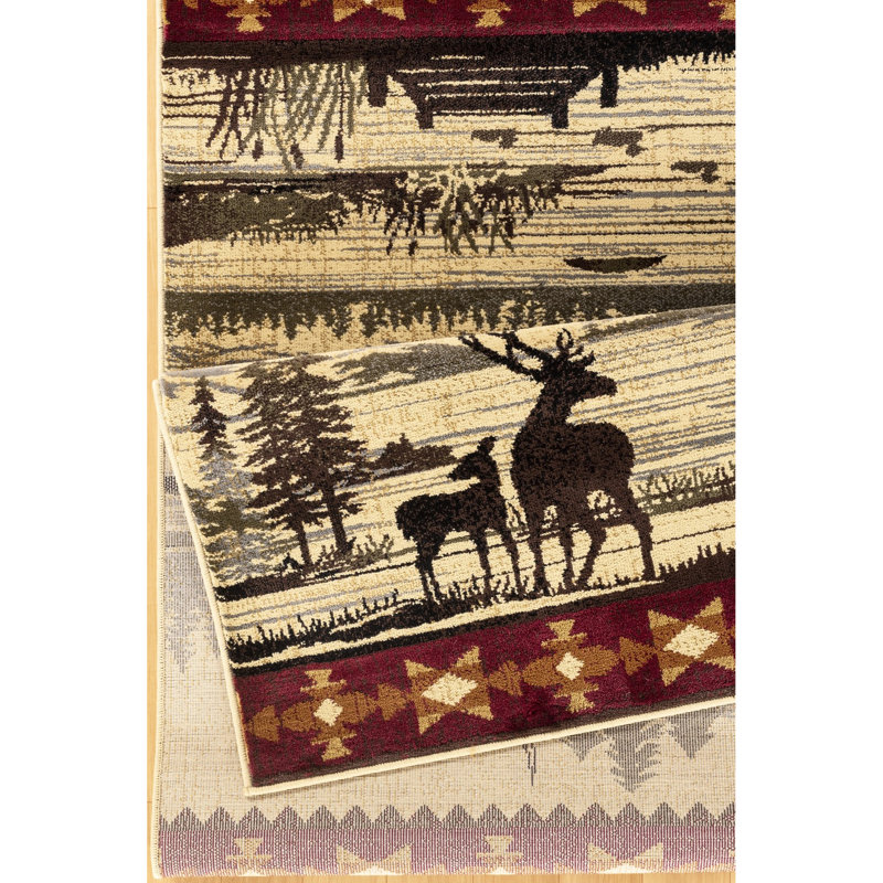 Tapis multicolore Gccbl3005 de Nature's Nest, crème, 10,3 pi X 7,8 pi., Et aux plis de taches 7 10 po 3 polypropylène crème, couleurs décolorées