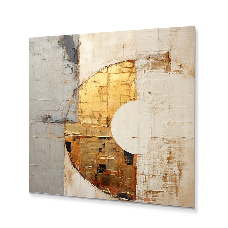 - Décoration murale abstraite en métal, H 24 po x l 24 po x P 1 po