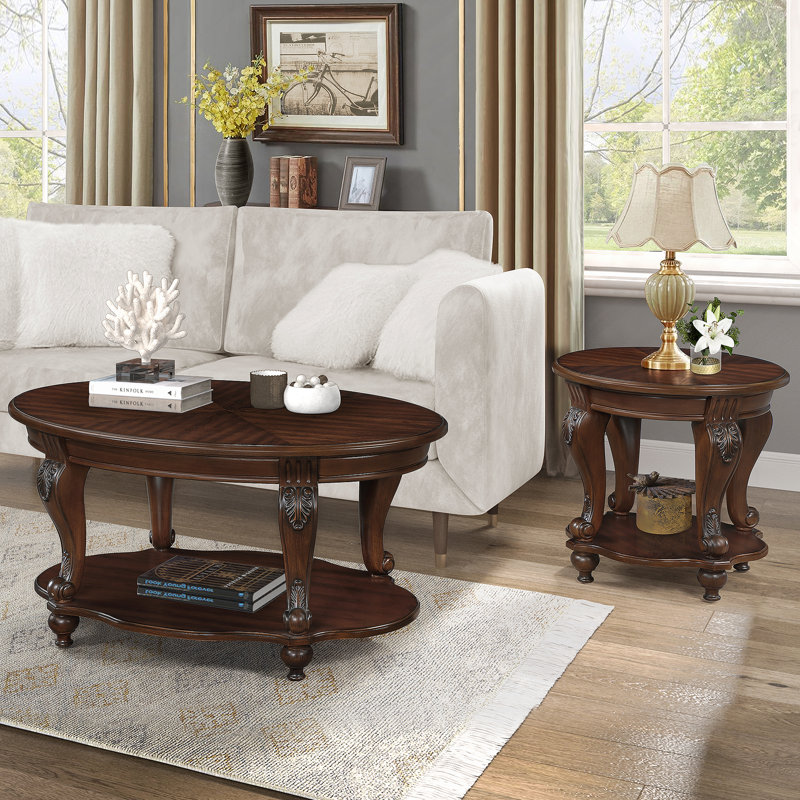 Ensemble de table basse de salon, table basse et deux tables d'appoint pour bureau