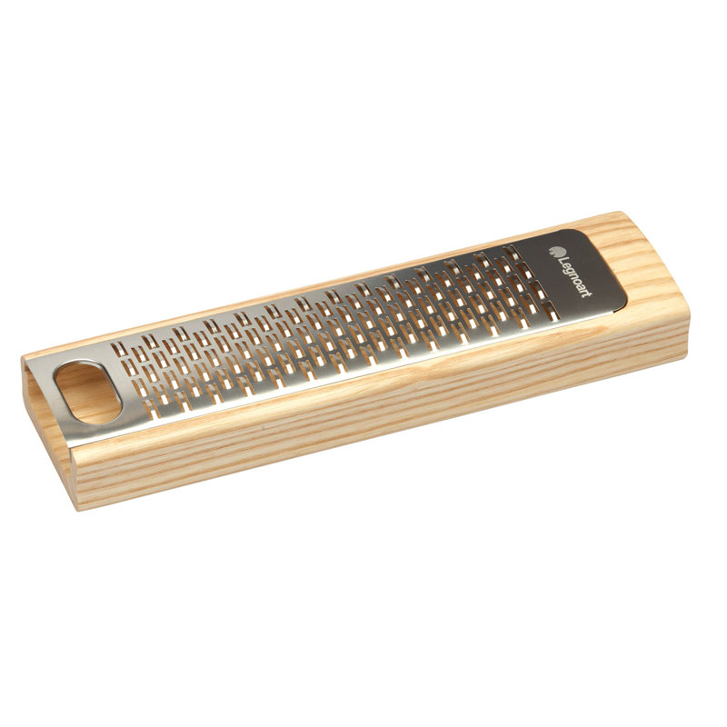 Râpe multi-fonctions en bois véritable Gratta, Beige