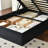 Juanetta Hydraulic Lift Up Storage Wingback Upholstered Platform Bed-924077623-934791230