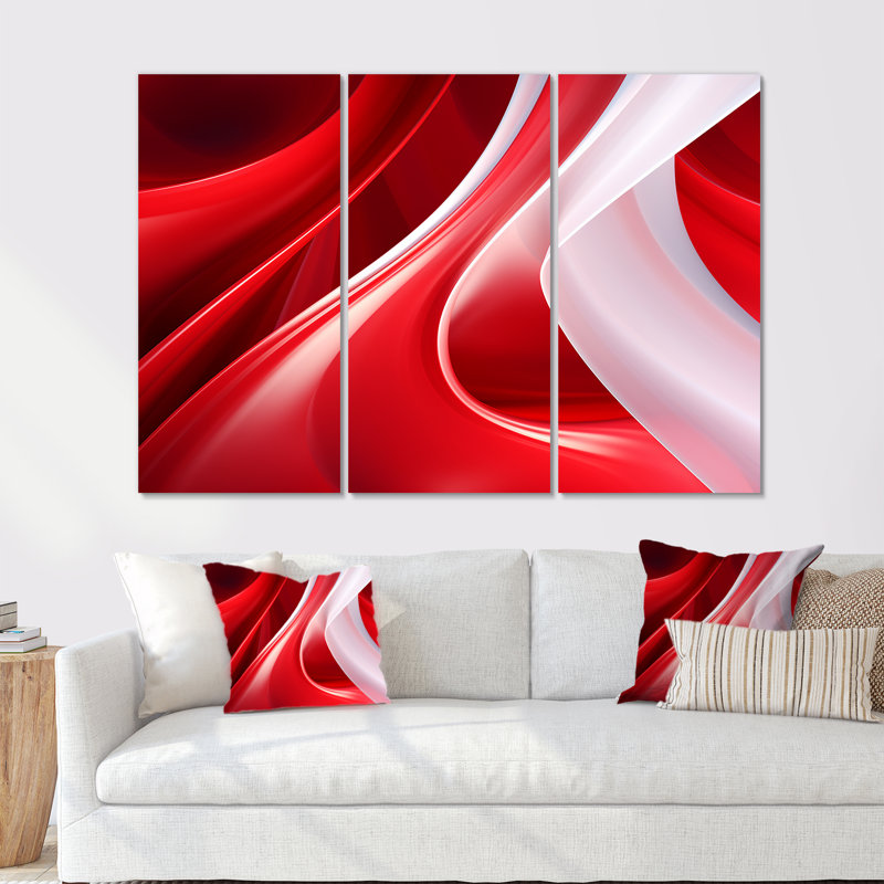 «Futur marée», impression d'art moderne abstrait, H 28 po x l 36 po x P 1 po, Toile tendue