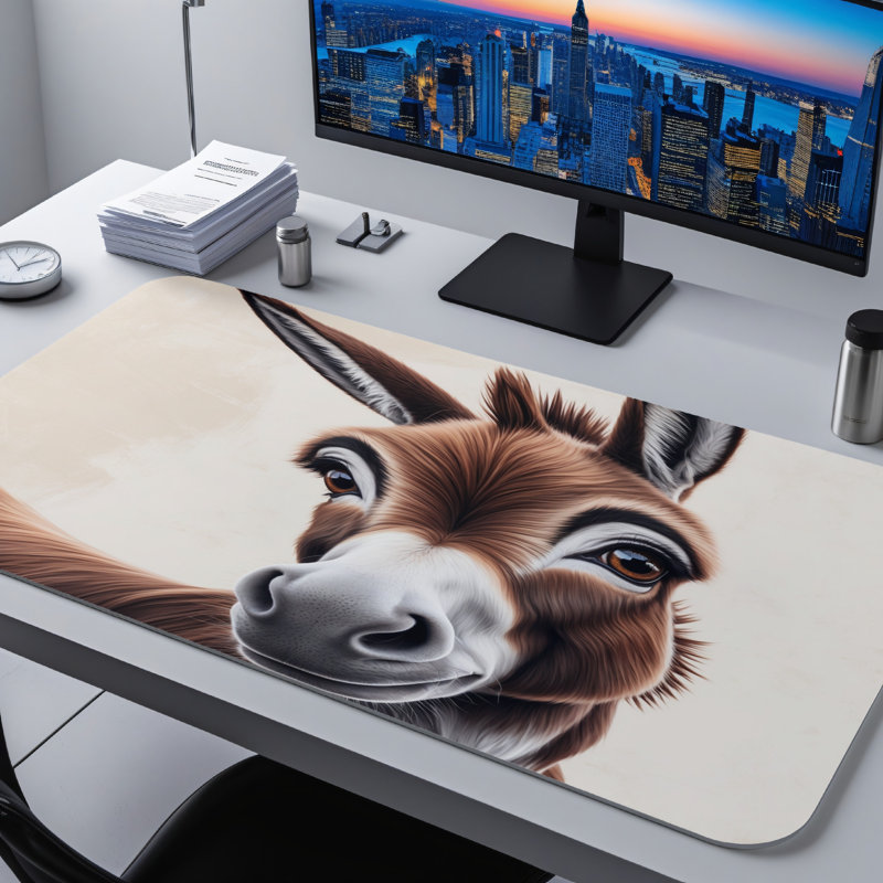 Polyester Desk Pad, 14.4x12.1