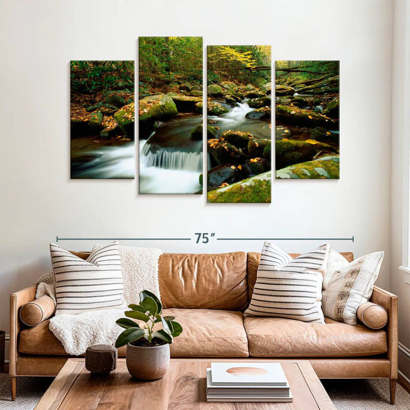 Alvord Mossy Forks River, 42" H x 68" W