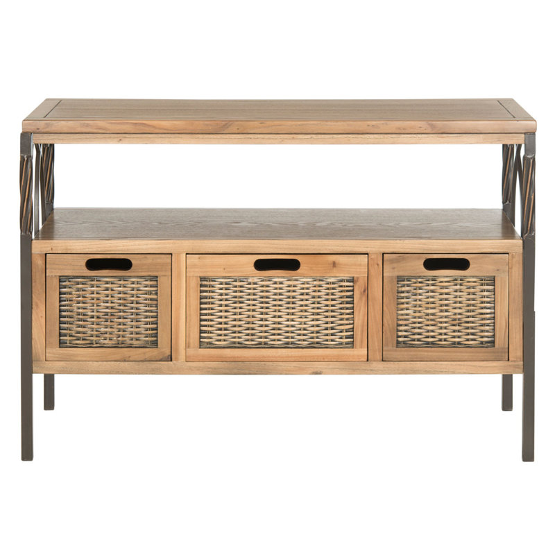 Hobgood 36'' Console Table, Oak