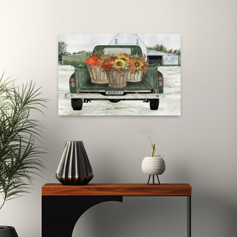 Art contemporain d'automne, H 16 po x l 24 po