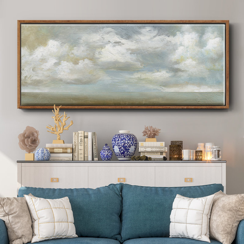 Cloudscape Vista III- Framed Canvas